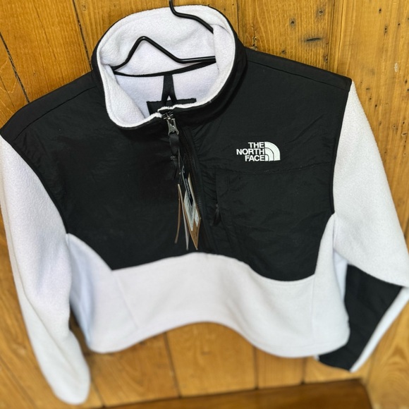 The North Face fleece Denali crop Polartec pull over half zip women’s L - Picture 3 of 12